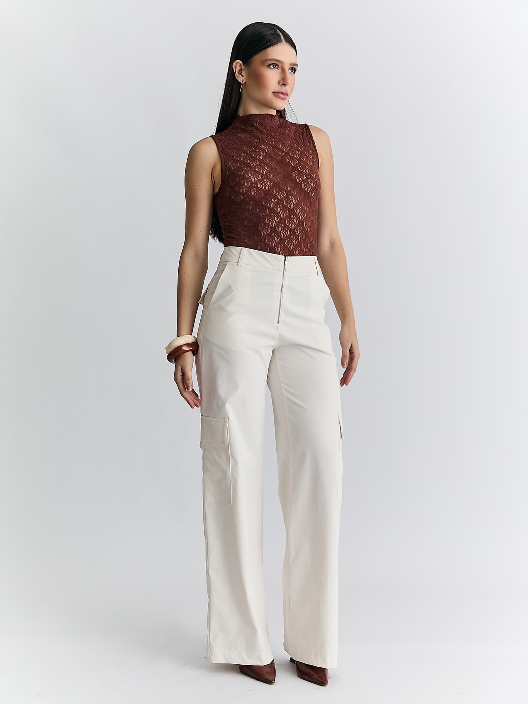 CALÇA CARGO RETA